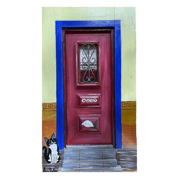ART Paleos - Wooden Decorative Door